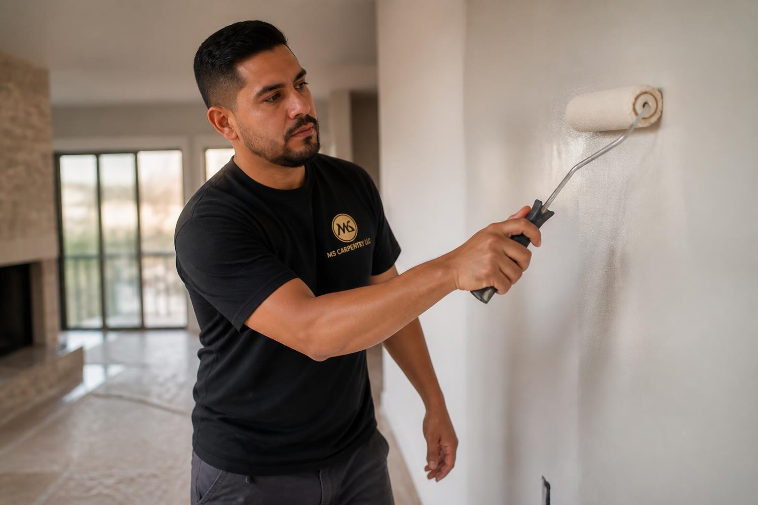 Interior Painting work by MS Carpentry LLC